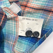 UNIQLO ユニクロ チェック 長袖 フランネルシャツ XL/ブルー系 メンズ