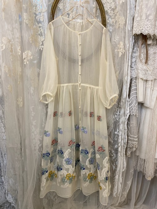 One piece of flower garden pattern Jacquard