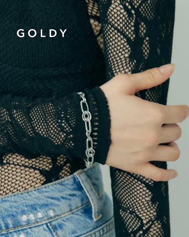 GOLDY/ゴールディ/バックル チェーン ブレスレット/アクセサリー/4240412【追跡可能メール便180円】