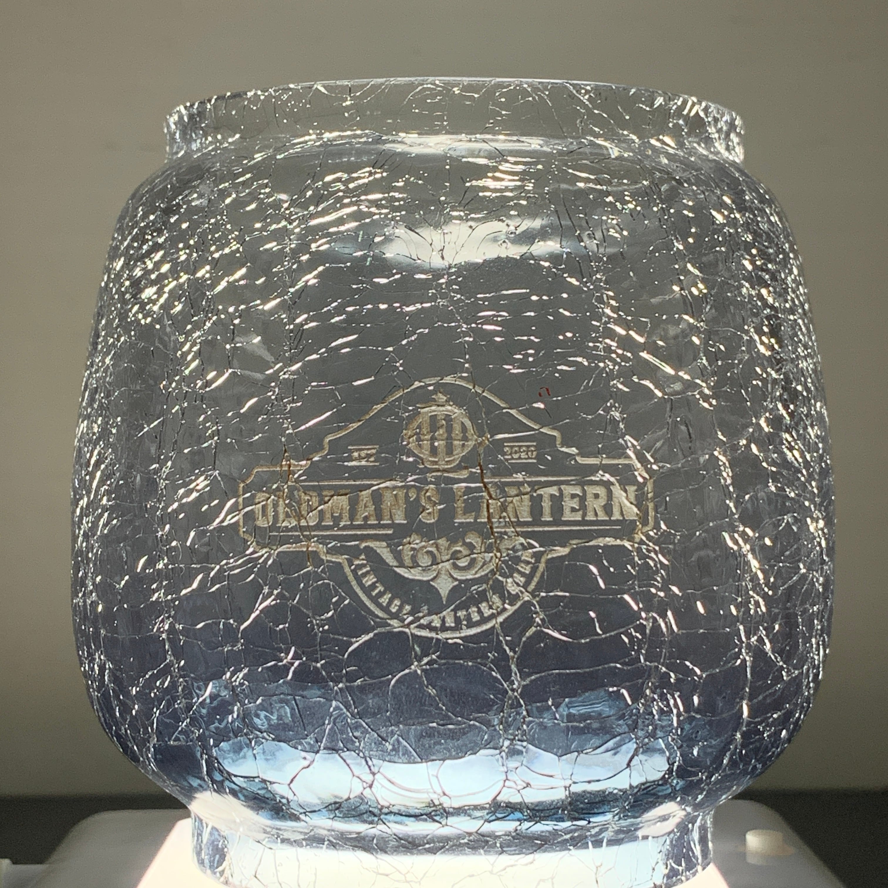 限定】クラックグラス ブルーグレーグラデ Feuerhand ホヤ 275 276