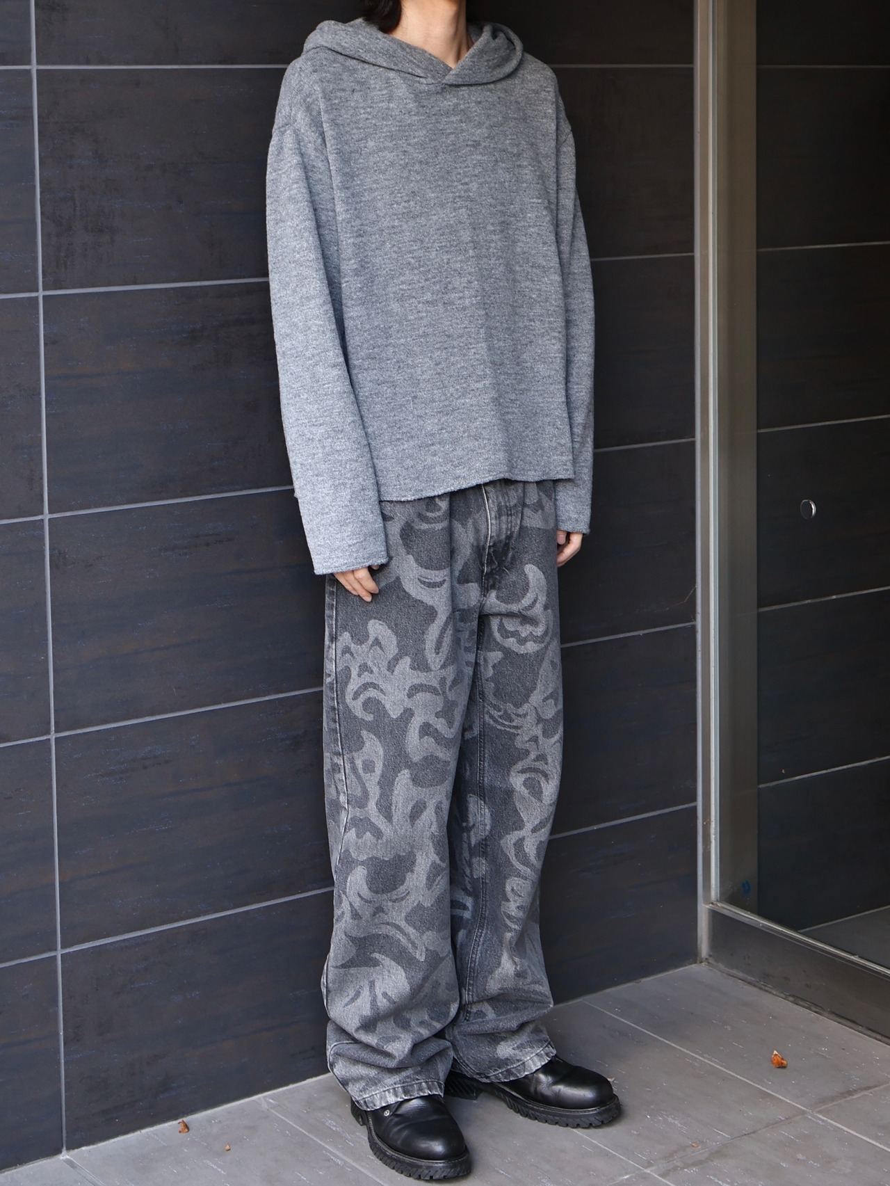 【26aw/ROLDSKOV】rambo hoodie light grey