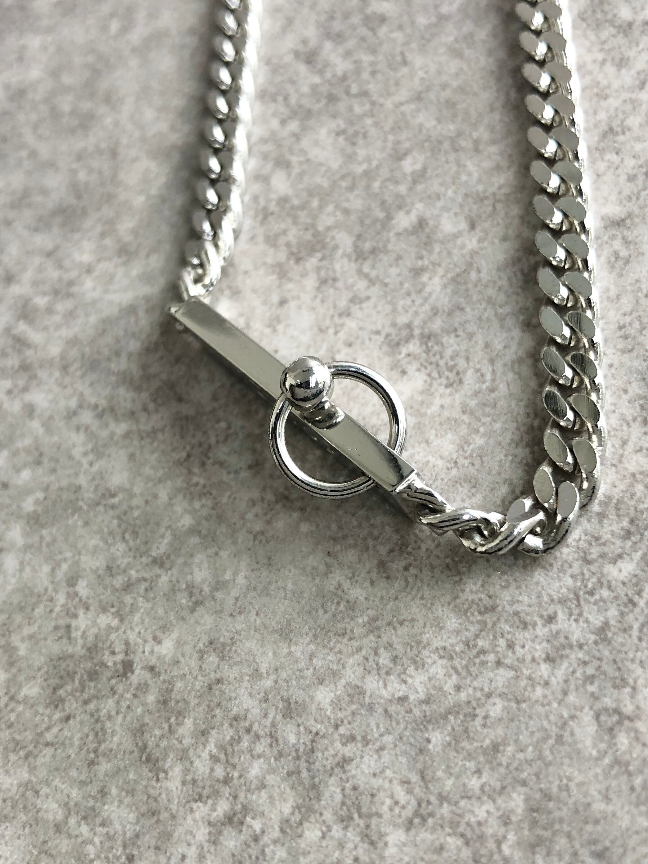 Christian Dior クリスチャン ディオール ネックレス シルバー ロゴ