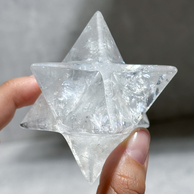 虹◎ミナスジェライス産クリアクォーツ マカバ52◇ Clear Quartz ◇天然石・鉱物・パワーストーン