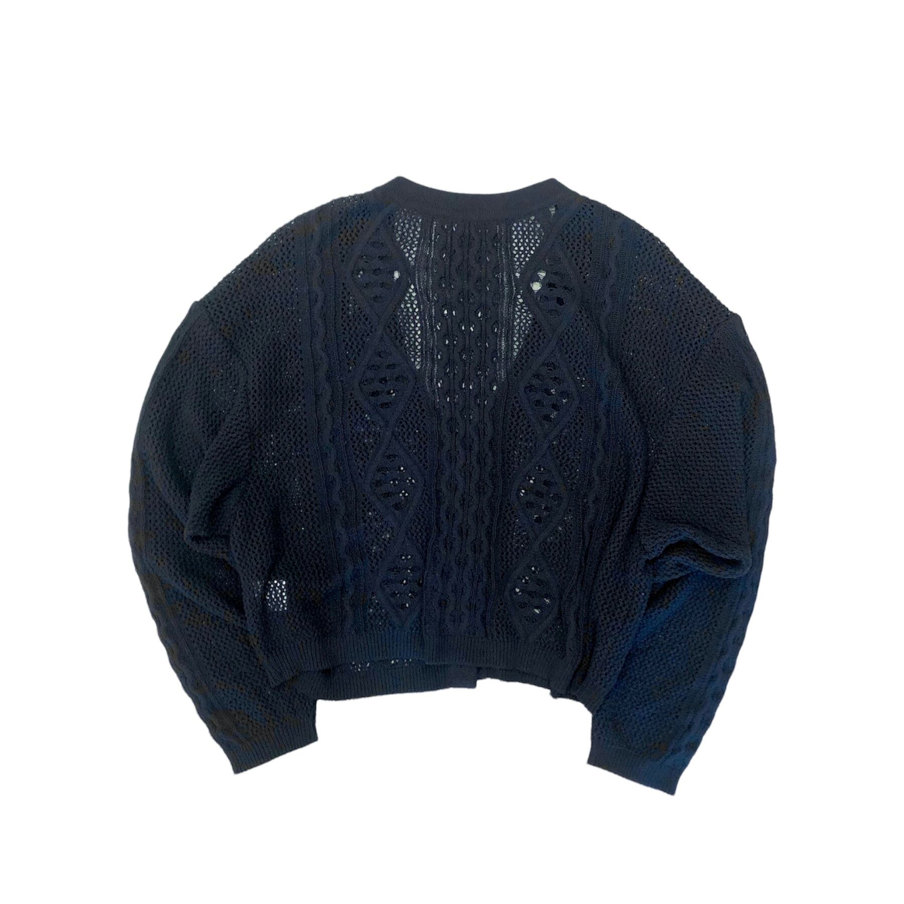 Kota Gushiken 22ss Lace aran Cardigan