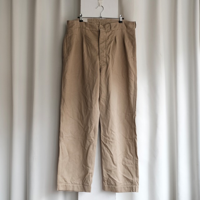 50s FRENCH ARMY M-52 CHINO PANTS