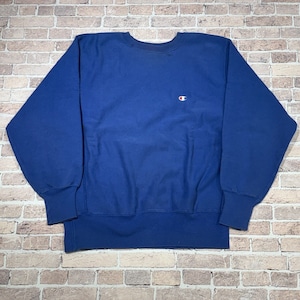1990s CHAMPION REVERSE WEAVE SWEAT SHIRT BLUE USA