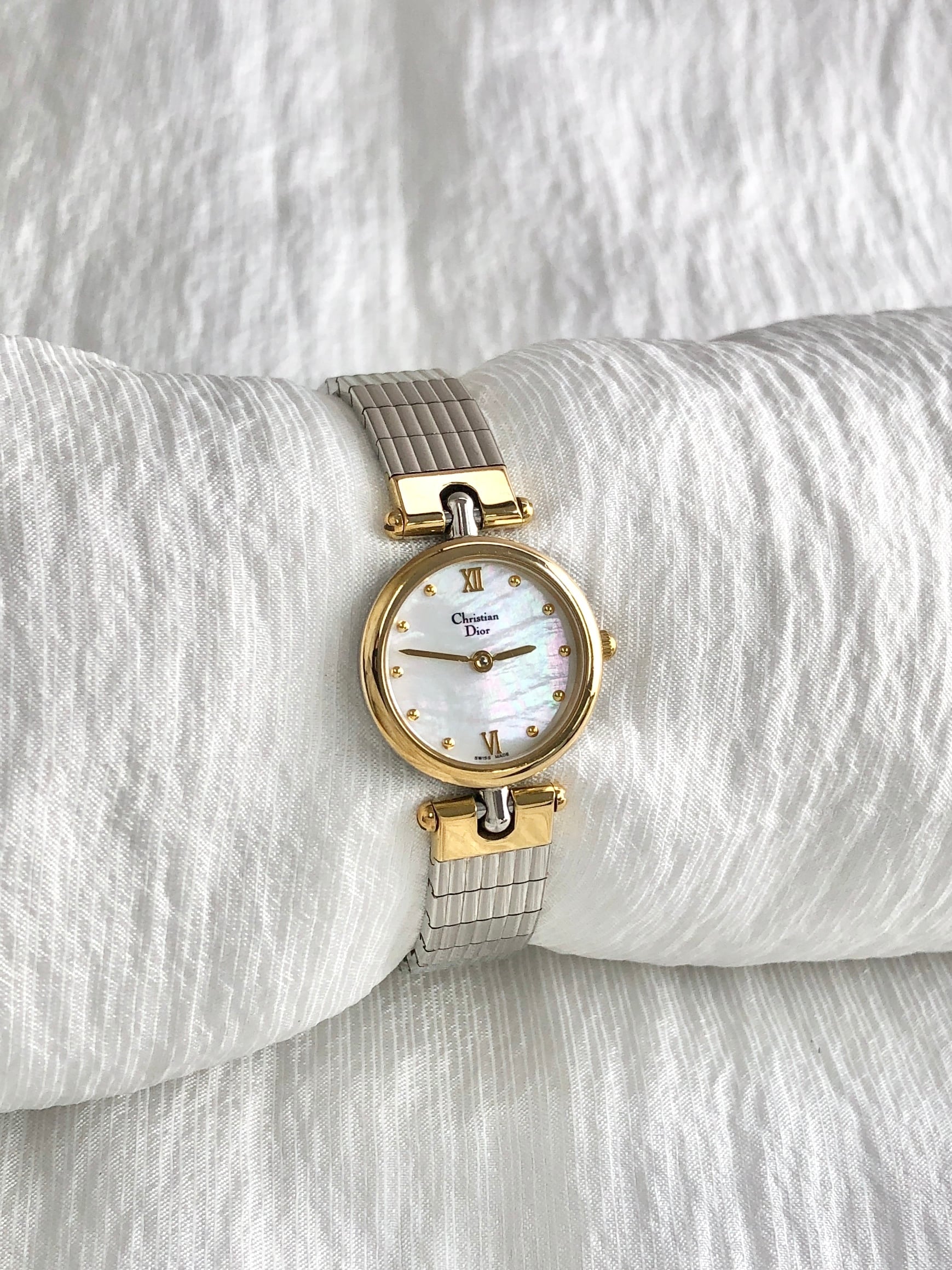 クリスチャンディオール時計 Christian Dior クリスチャン ディオール 腕時計 シルバー ゴールド