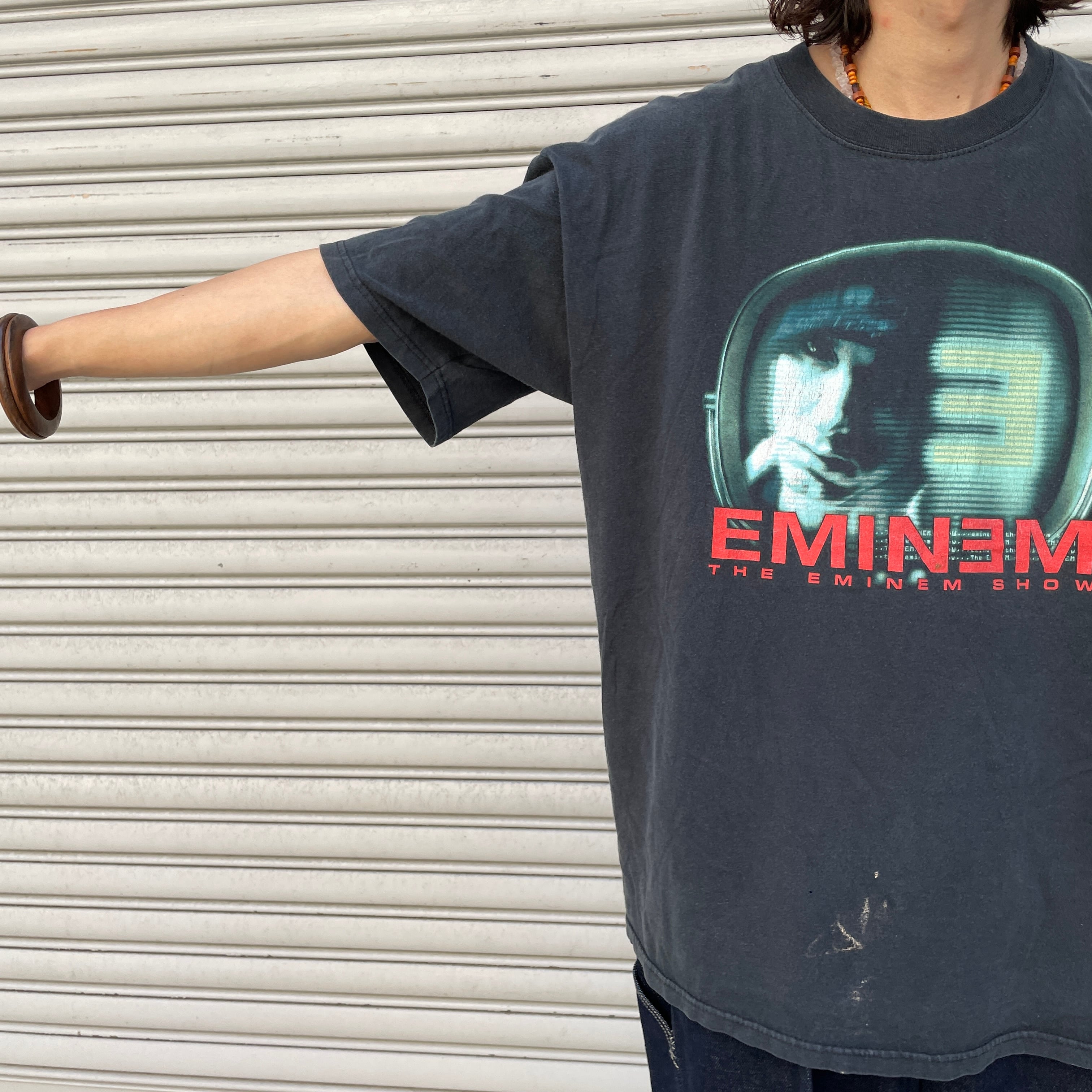 送料無料』00s エミネム THE EMINEM SHOW ヴィンテージTシャツ 黒