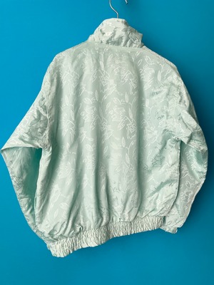Mint green polyester jacket