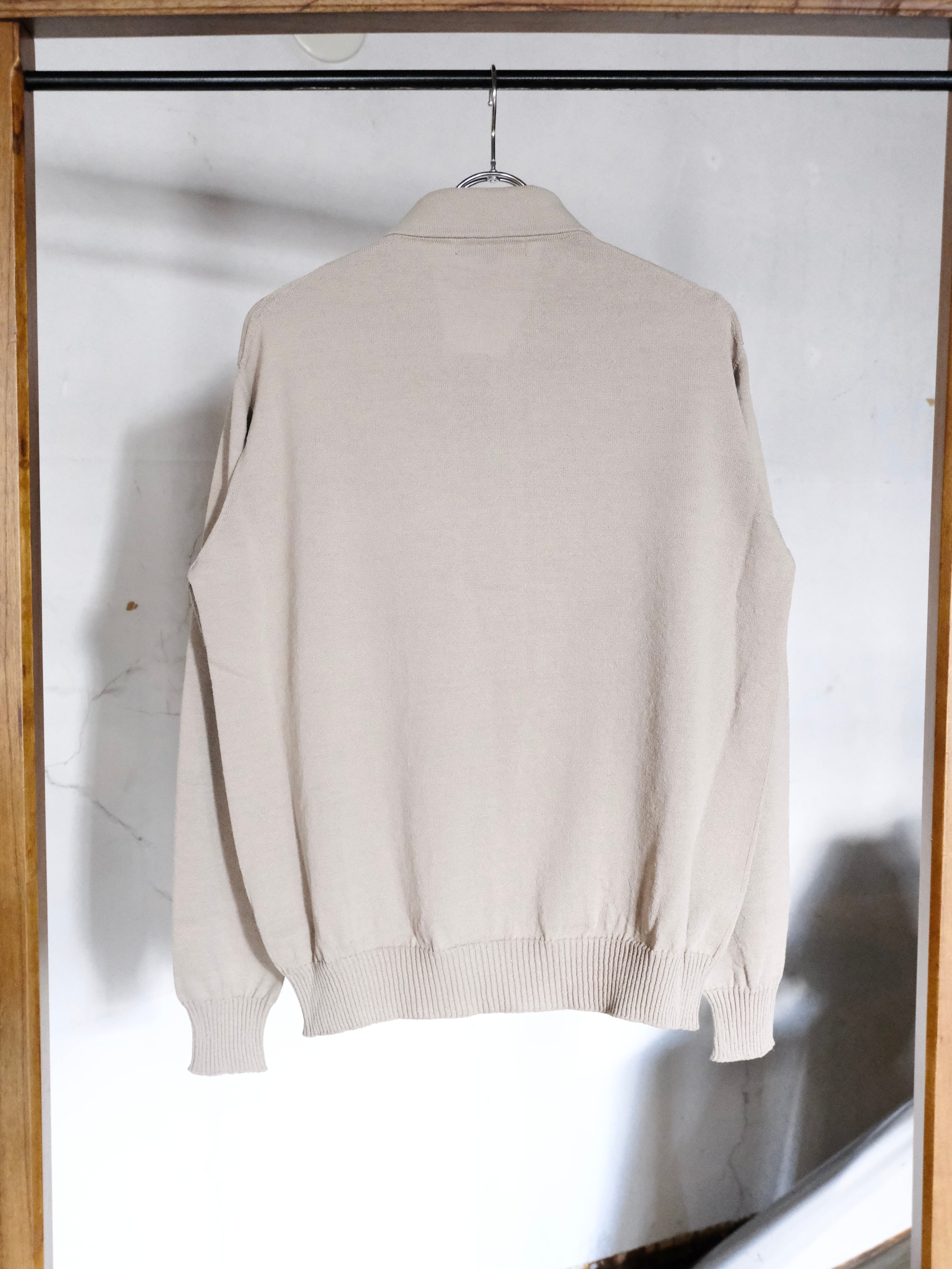 SOSHIOTSUKI】 DRAPED PLACKET POLO SHIRT | THE OUR