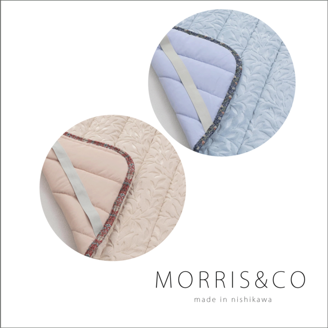 【MORRIS Gallery】モリスギャラリー〈いちご泥棒〉あったか敷きパッド（S）