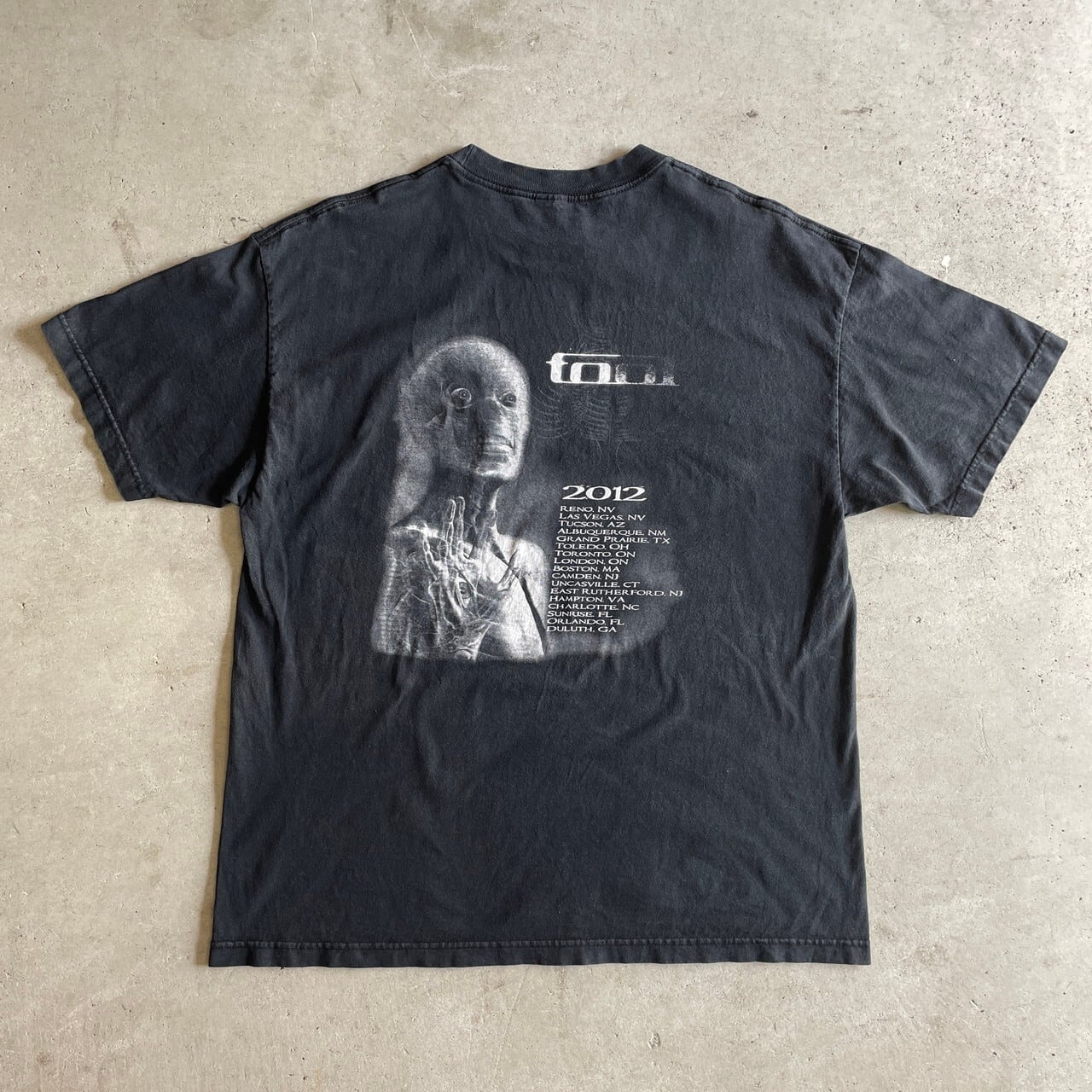 TOOL tool ロンT ボロ ブラック バンドTシャツ TOOL tool ロンT ボロ ブラック バンドTシャツ