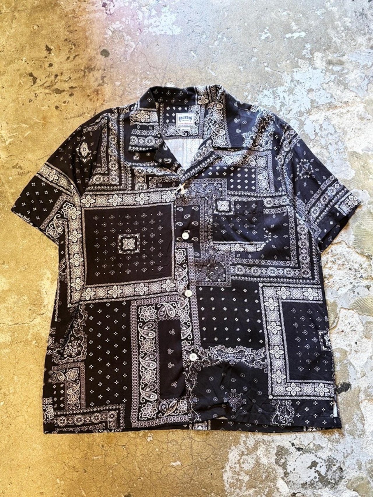 HOUSTON / ALOHA SHIRT S/S " BANDANNA " / 41193 / アロハシャツ / シャツ - 1