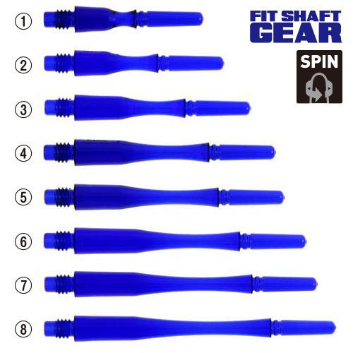 FIT GEAR  Hybrid [SPIN] Clear D-Blue