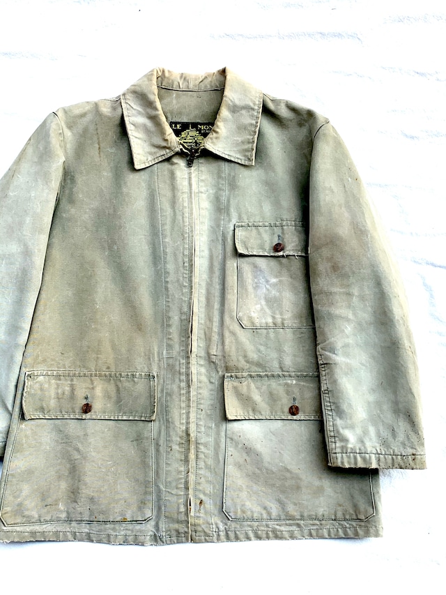 40‘s  vintage french hunting jkt“LE MONT ST MICHEL”