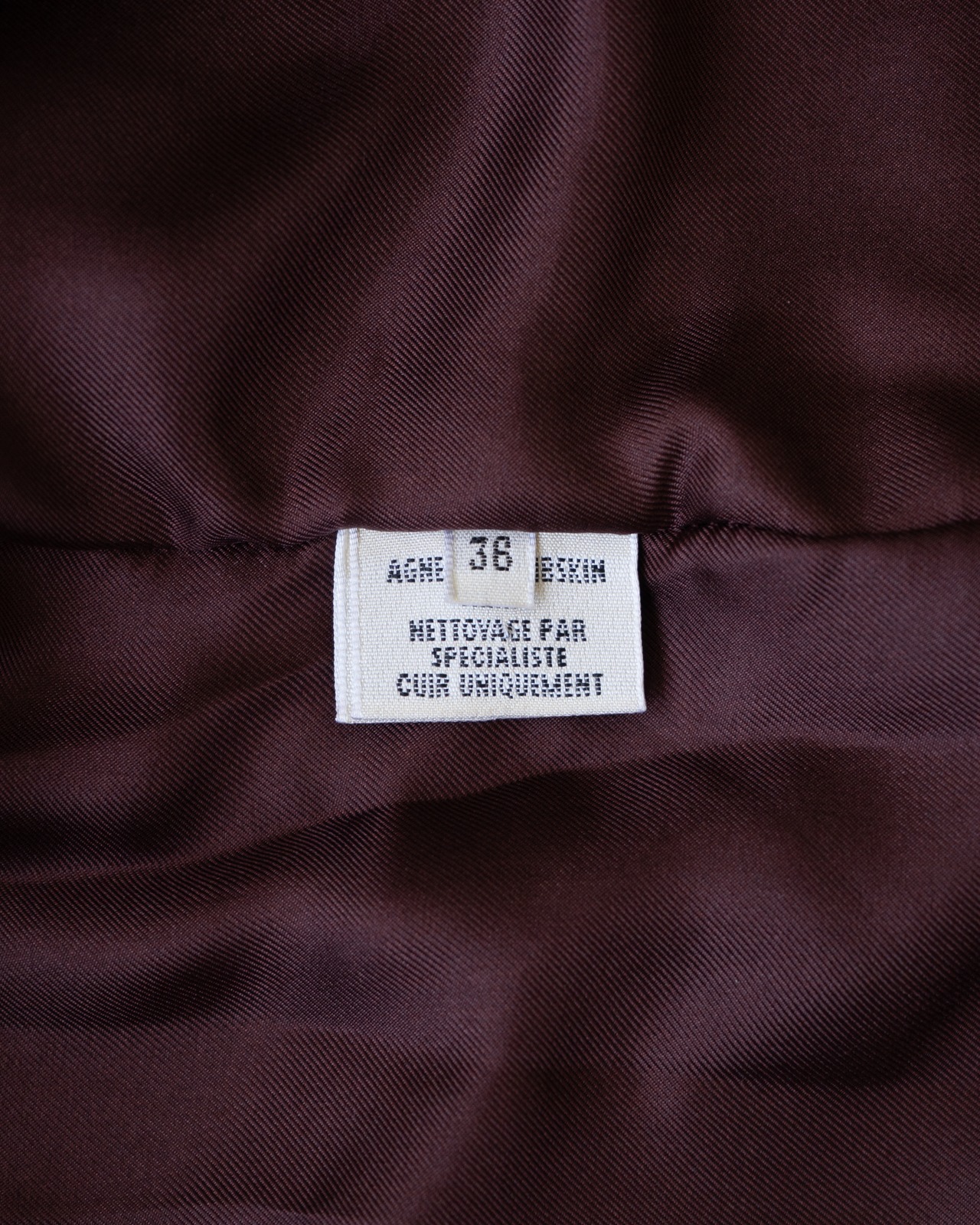〈Hermès by martin margiela〉Leather Shirt