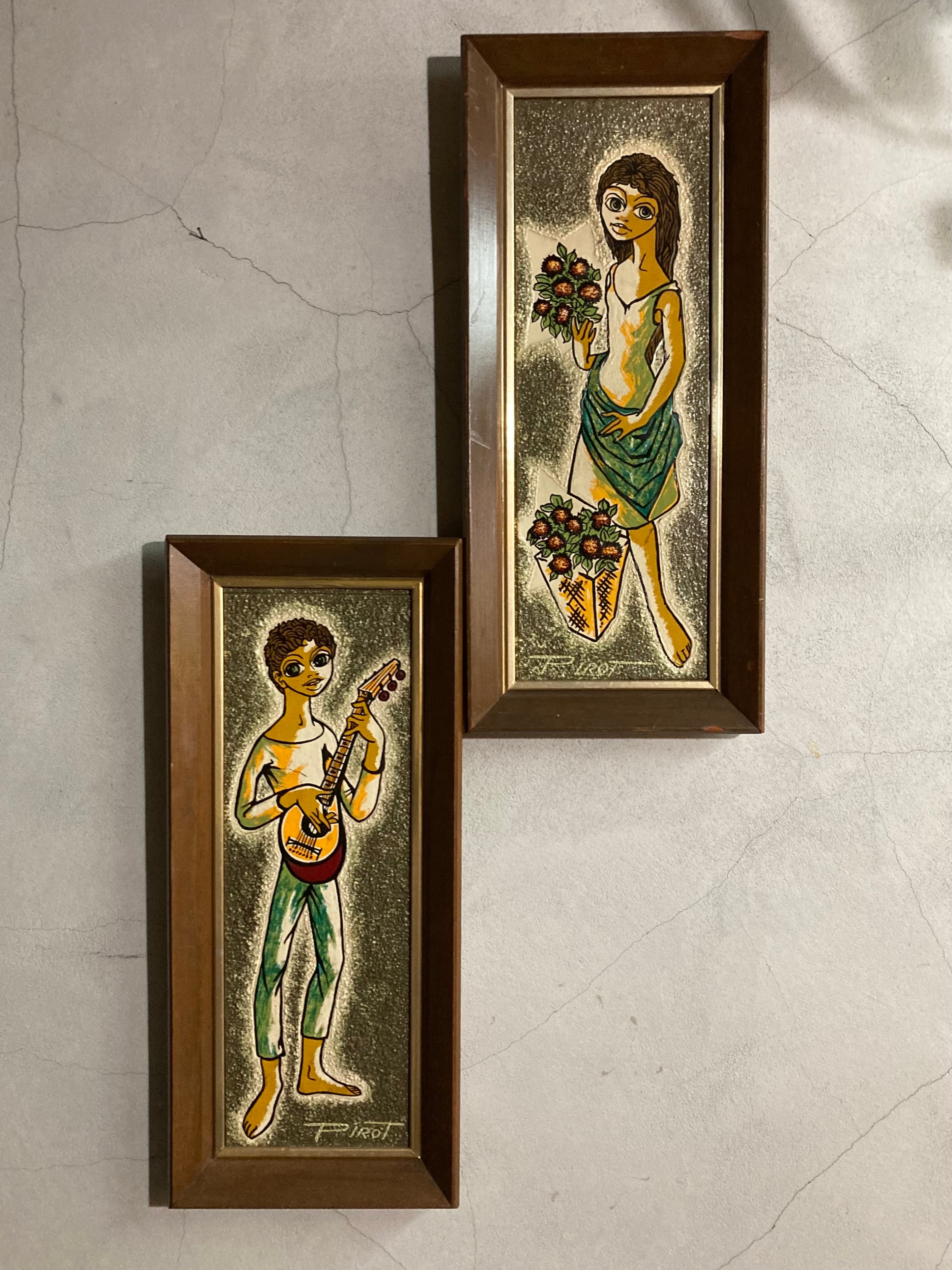 60s VINTAGE BIG EYES WALL ACCESSARY