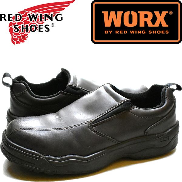 1点物◇WORX byレッドウィングRED WINGスリッポンブーツ古着メンズ28