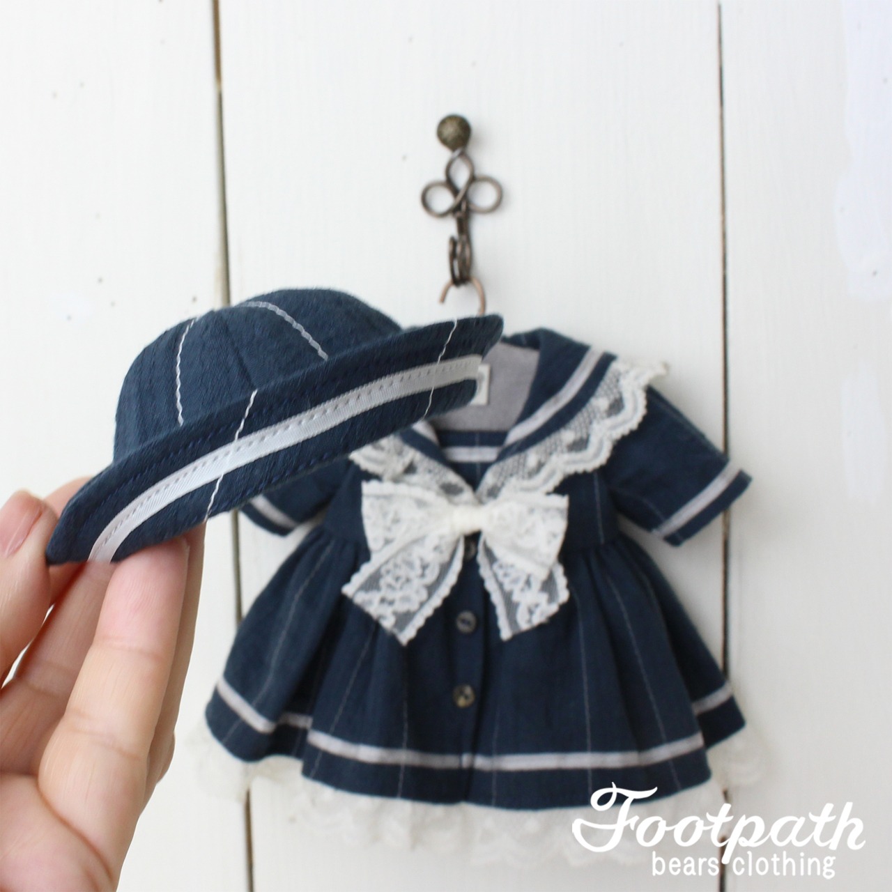 Vsb- 10006 Navy sailor collar op hat set