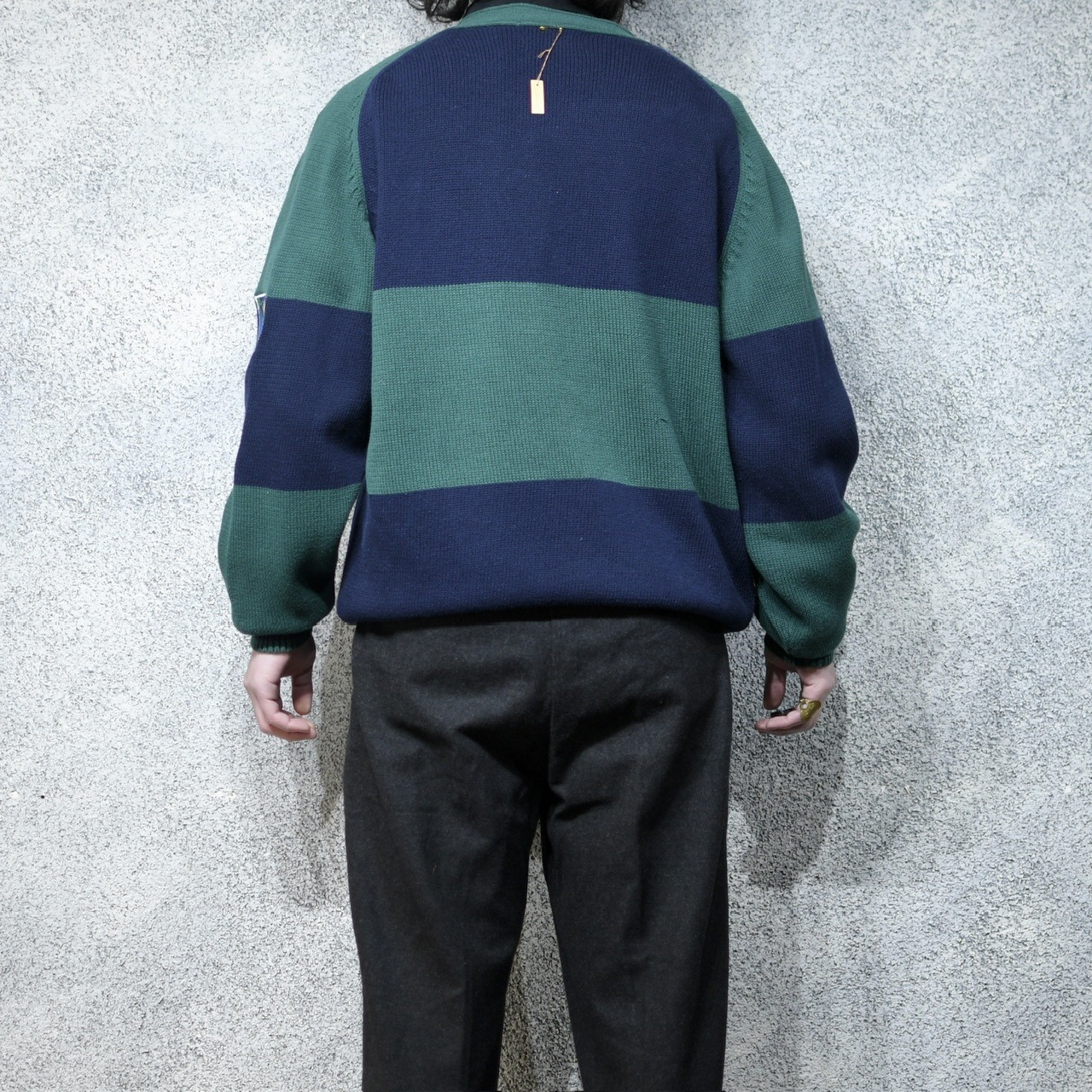 Hathaway golf design hand cardigan