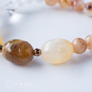 癒しと幸福を呼ぶ黄金色［ゴールデンヒーラー／シトリン／水晶］