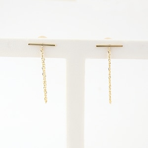 Luce chain hoop pierce