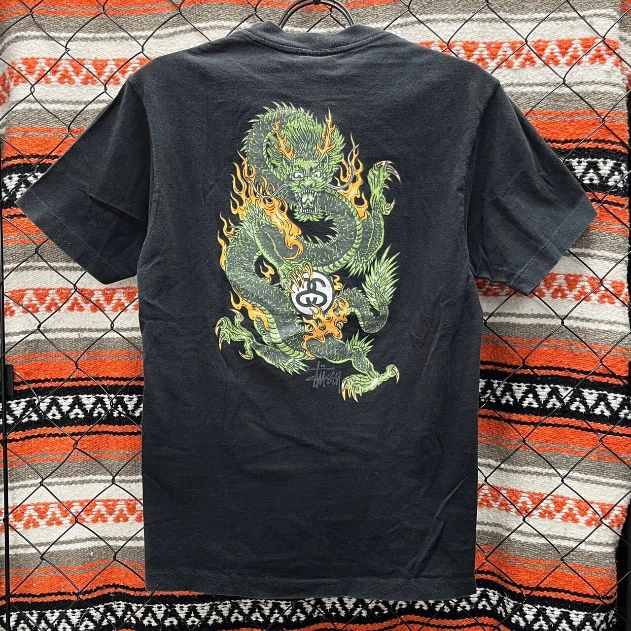 90s USA製 Stussy ステューシー Tシャツ 半袖 ブラック バック 90s USA製 Stussy ステューシー Tシャツ 半袖 ブラック バック