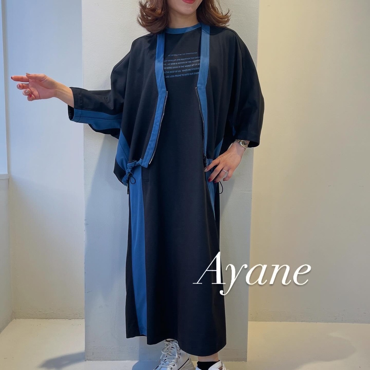 アヤン ayane ｼｮｰﾄ丈ﾌﾞﾙｿﾞﾝ
