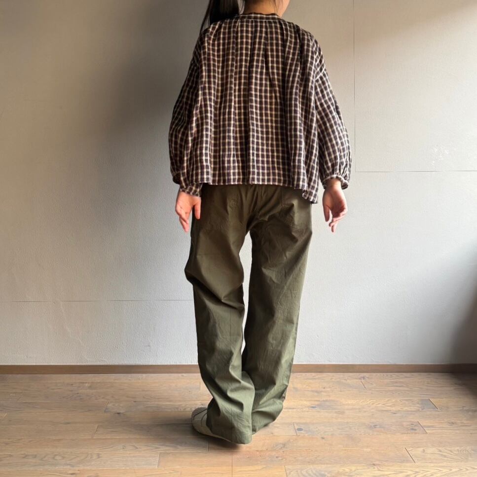 YAECA / ヤエカ LIKEWARE ベーカーパンツ OLIVE （POPLIN） #75602