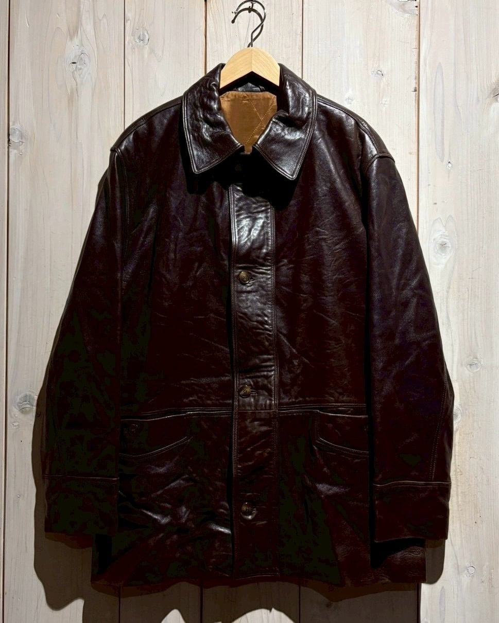 a.k.a.C.a.k.a vintage】80's Beautiful Brown Euro Vintage Coverall