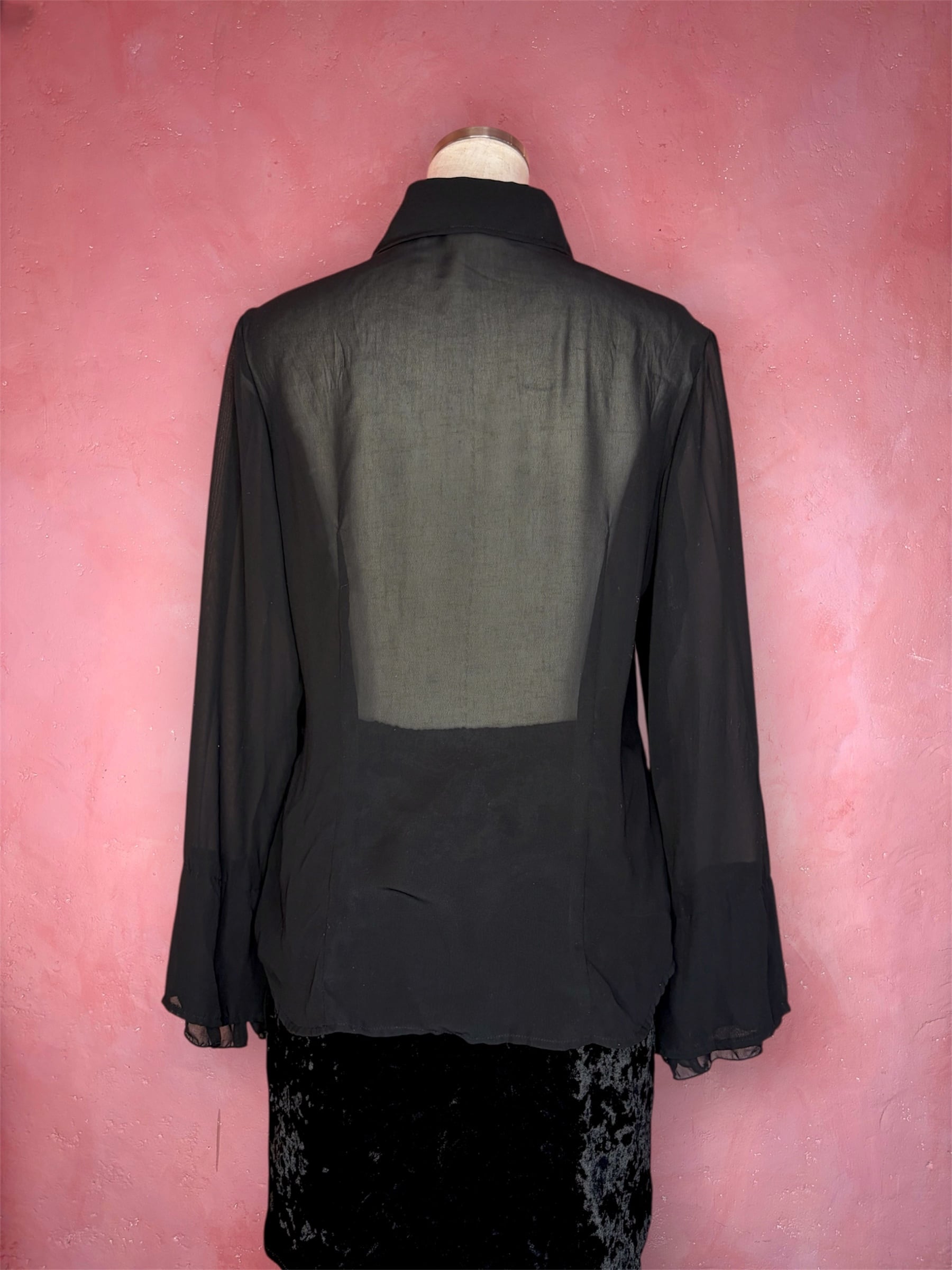 used frill blouse