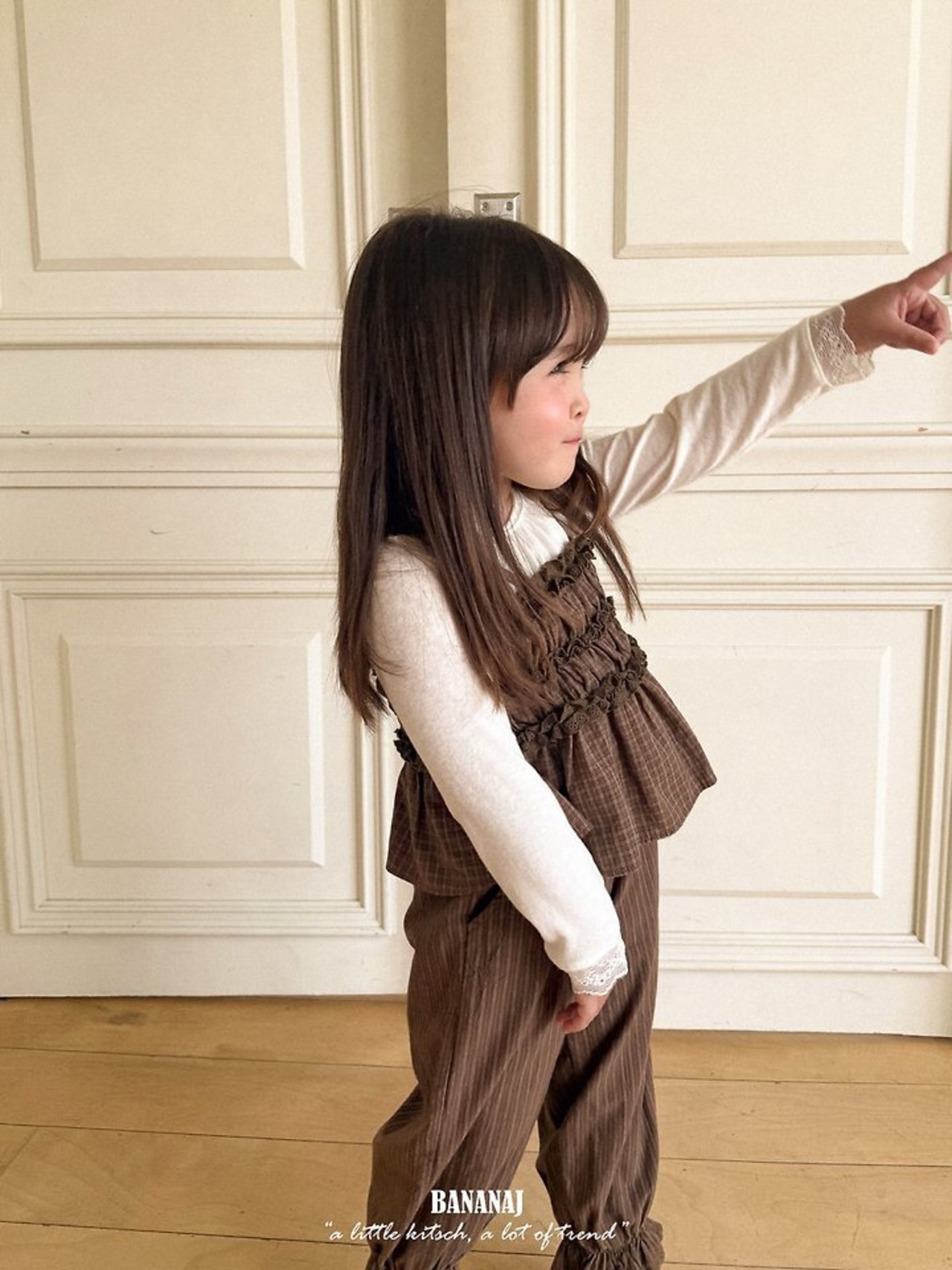 韓国子供服 / BANANA J / 26Autumn / ドロシー ブラウス / 秋服 / キッズ *XS~JS*