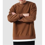 リラックスフィット クルーネック長袖 Tシャツ af0081