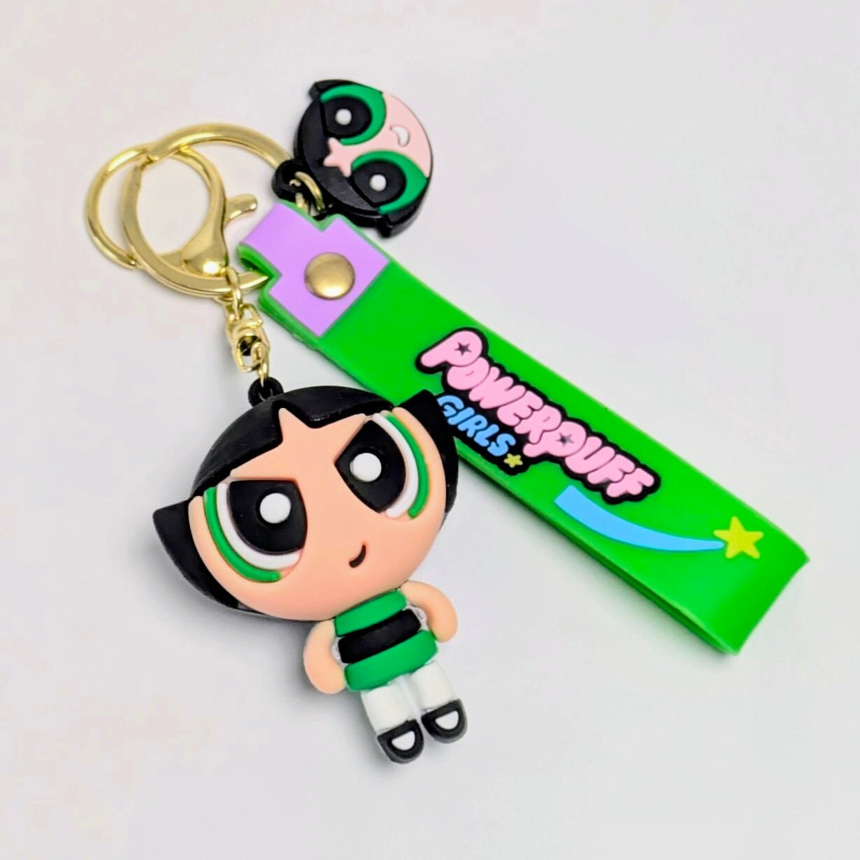 The Powerpuff Girls ( パワーパフガールズ ) 】 3D Rubber KeyHolder