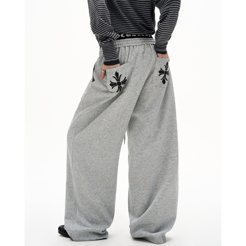 cross design sweatpants　クロスデザインスウェットパンツ　J1359