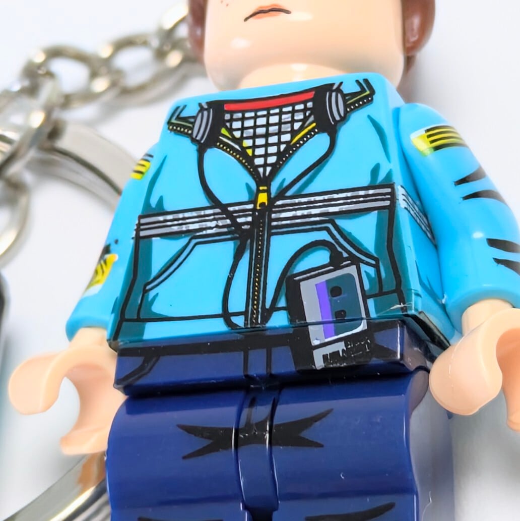 ★ブロックフィギュアキーホルダー★【 Stranger Things / ストレンジャーシングス 】 マキシーン・メイフィールド / マックス ver.3 〚アメリカン雑貨 アメトイ〛