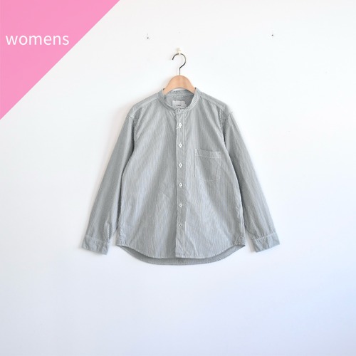 RINEN | 80/2 ダウンプルーフ スタンドカラーシャツ