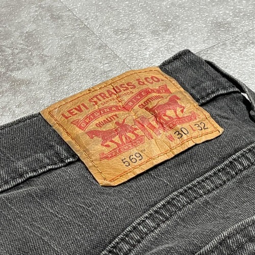 【W30 L32】 コロンビア製 japan levi's black 569 詳細写真3