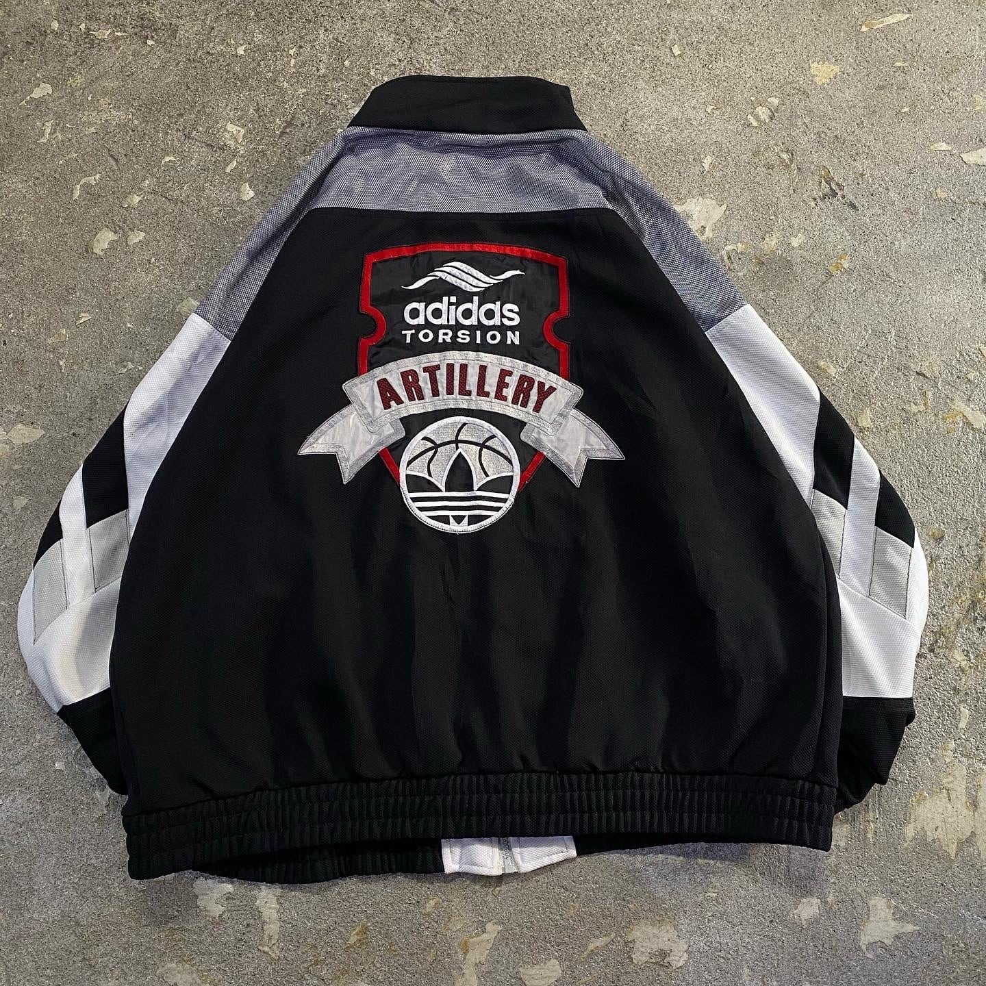 90s Adidas "torsion artillery"dolman sleeve track jacket