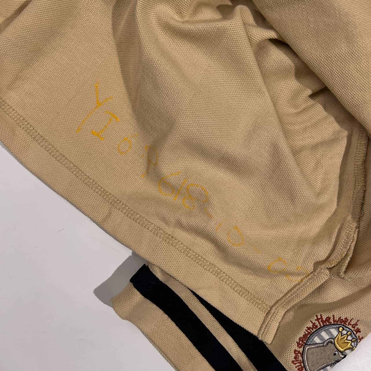 CASTELBAJAC sport カステルバジャック スポーツ 鹿の子 刺繍 半袖 ポロシャツ サイズ 2 /ベージュ系 メンズ ゴルフ