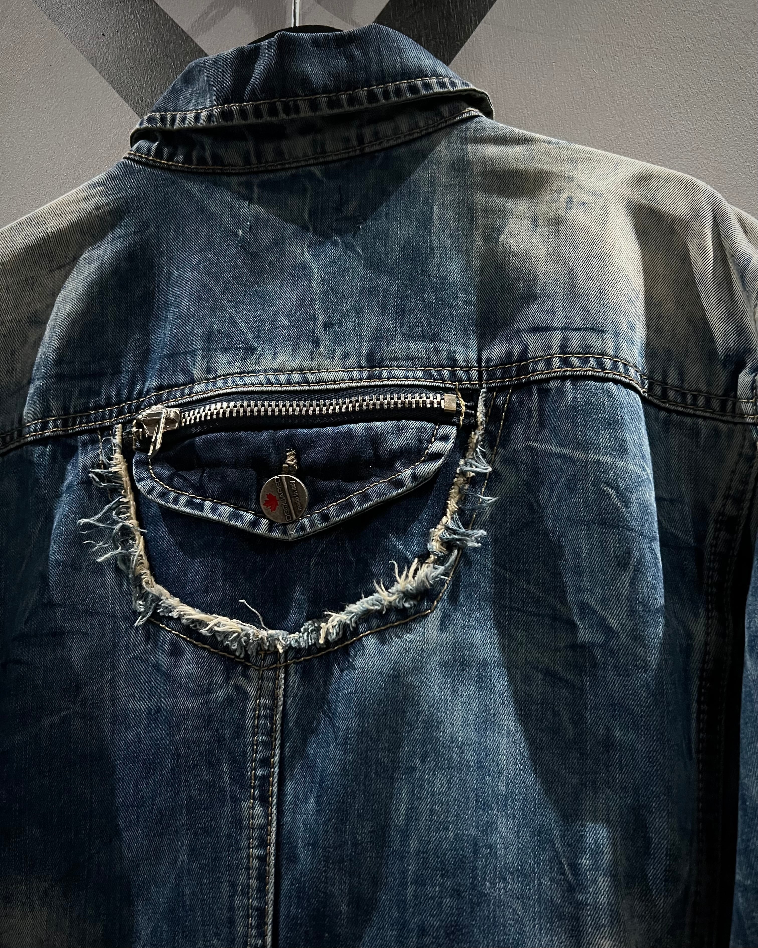 X VINTAGE】“Dsquared²” Various Gimmick Denim Jacket | Caka(カカ
