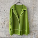 Yellow-green knit jacket