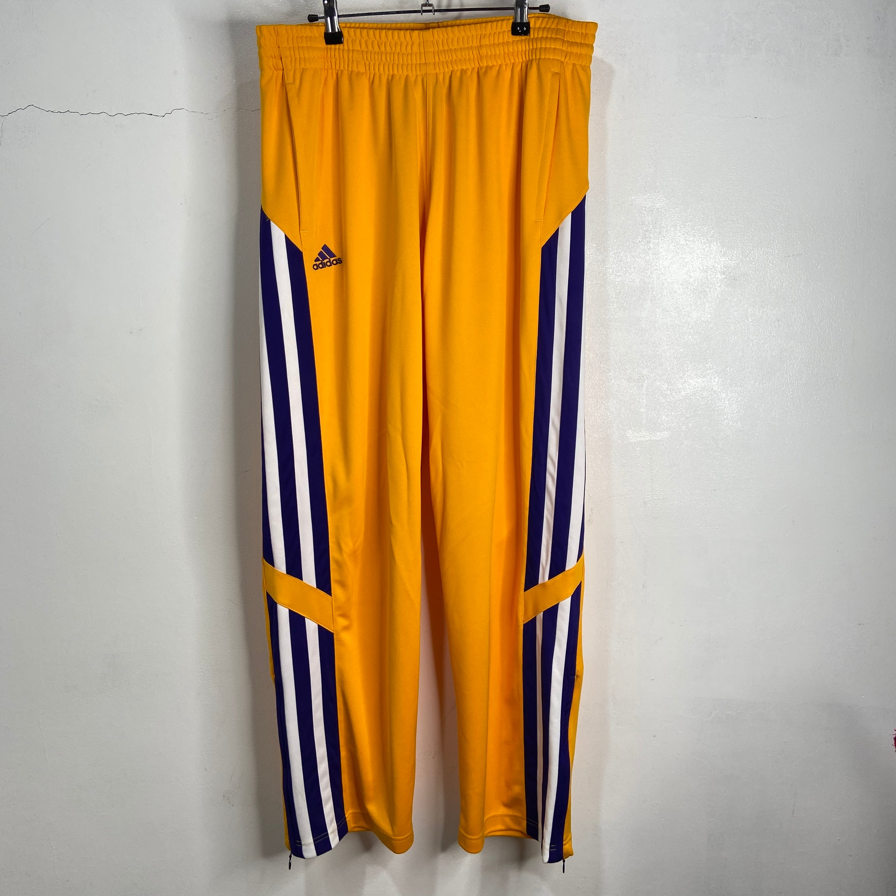 Reebok LAKERS サイド ボタン ジャージ パンツ レイカーズ NBA