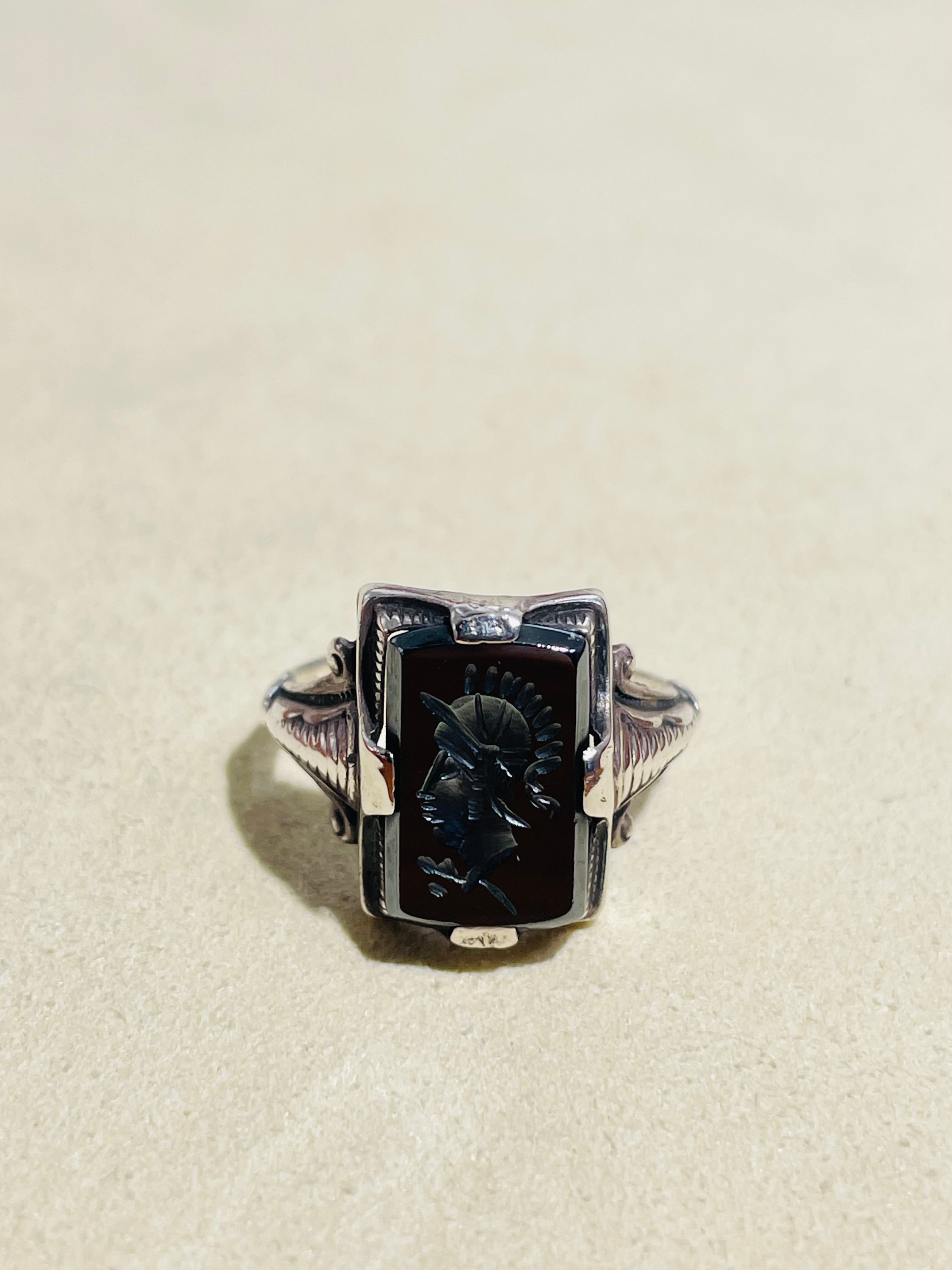 Romen Intaglio Ring #9.5 -U.S-