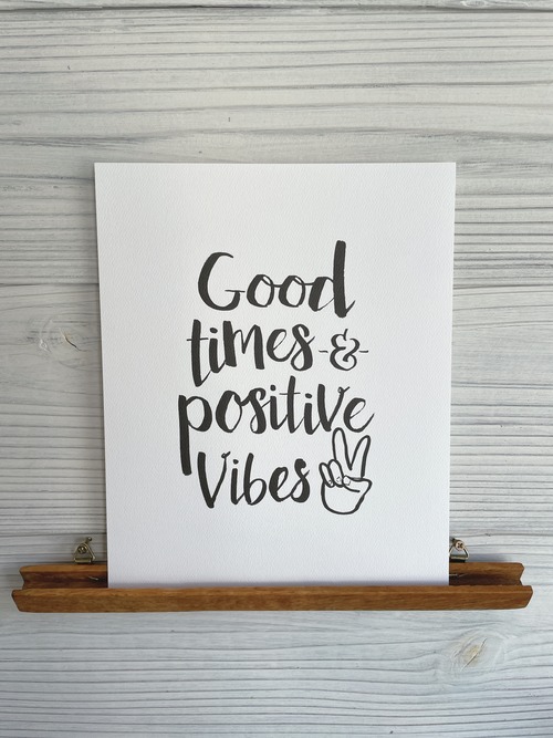 アートプリント Good Times & Positive Vibes / NICO MADE ハワイ