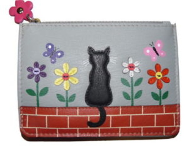 【送料無料】ゾロコインマラ
giftbag 4167 6ピンクzorro cat coin purse mala leather amp; giftbag 4167 6 soft leather grey or pink