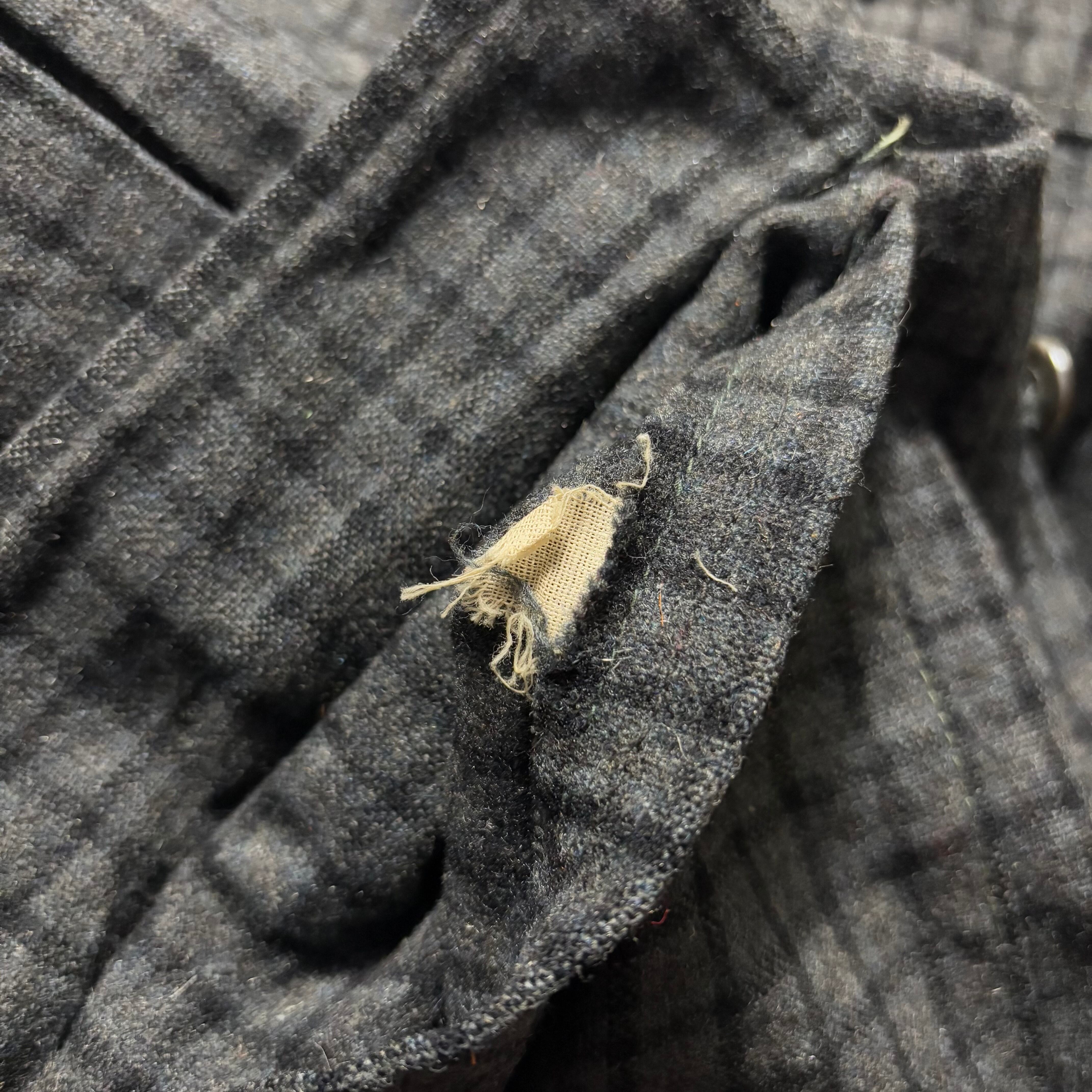 vintage 1960's wool tailored coverall jacket | NOIR ONLINE