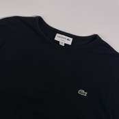 LACOSTE ラコステ スリムフィット 半袖 Tシャツ FR 4 US M /ブラック系 メンズ