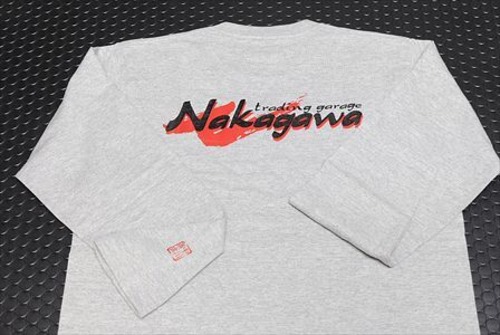 TGNオリジナル　長袖Tシャツ グレー　(XL)