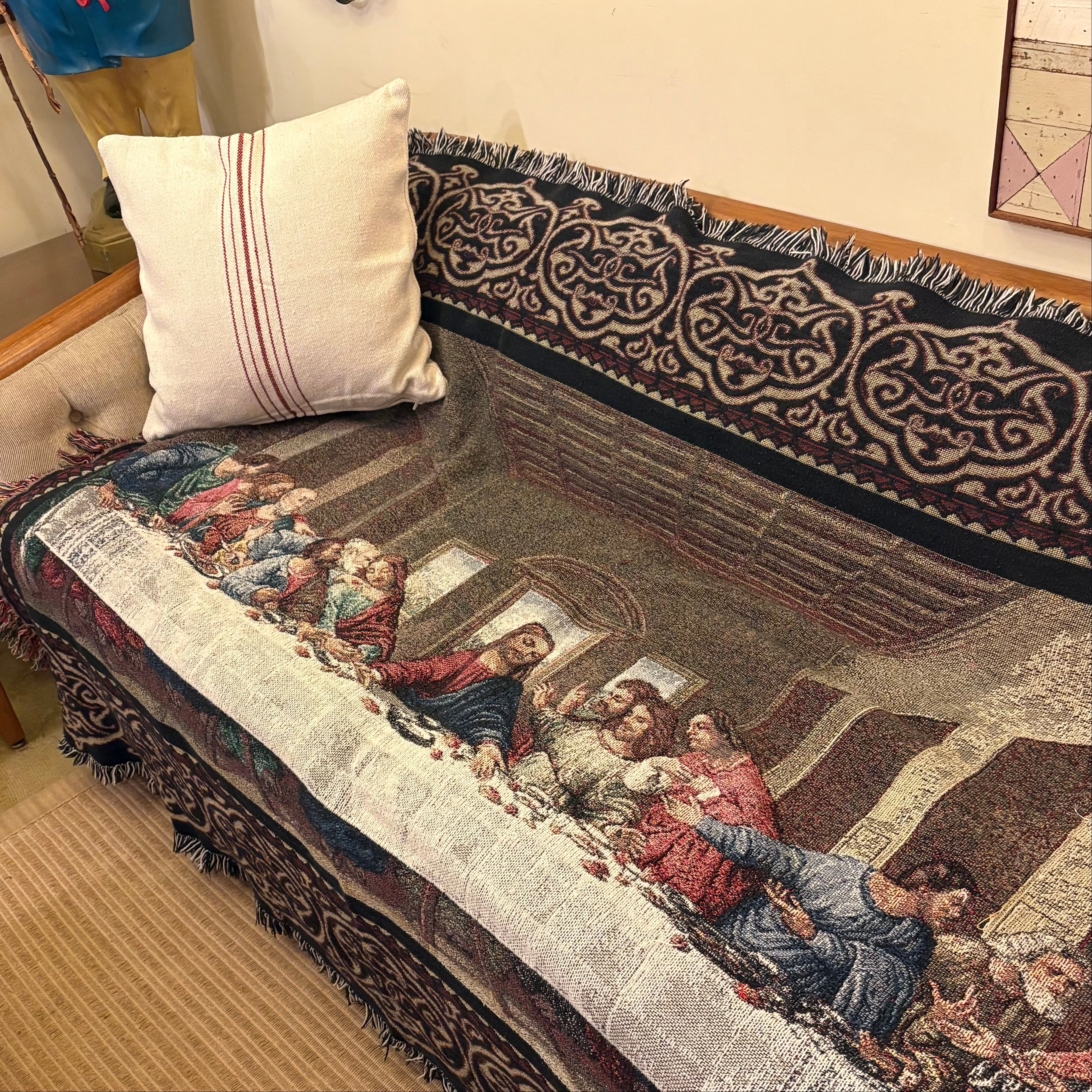 Cotton Blanket Multi Cover (The Last Supper) | atelier nui